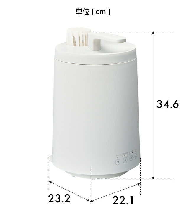 楽天市場】ドウシシャ スチーム式加湿器 ミストーン600S KSZ-603